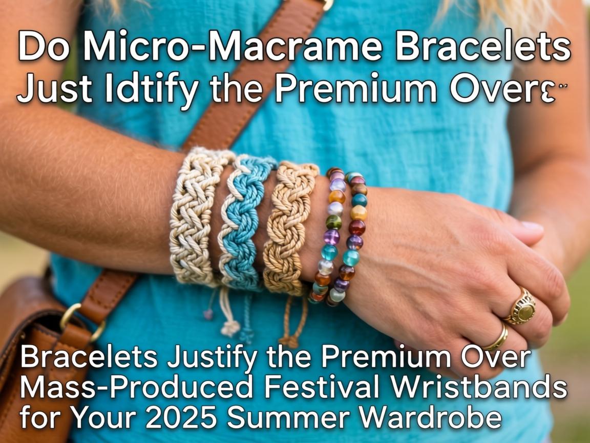 Do Micro-Macrame Bracelets Justify the Premium Over Mass-Produced Festival Wristbands for Your 2025 Summer Wardrobe