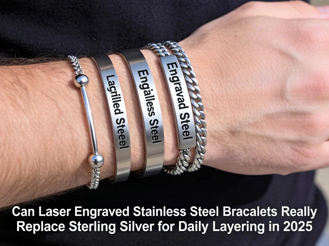 Can Laser-Engraved Stainless Steel Bracelets Really Replace Sterling Silver for Daily Layering in 2025