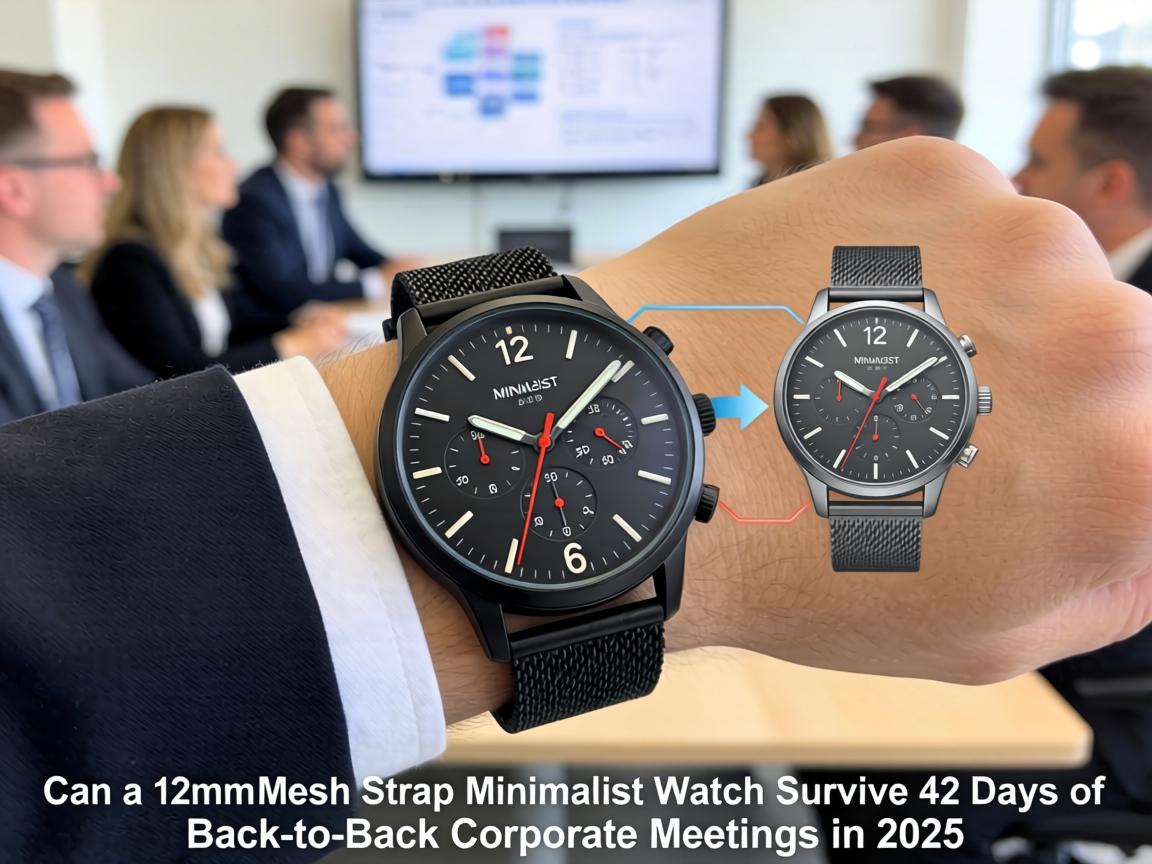 Can a 32mm Mesh Strap Minimalist Watch Survive 42 Days of Back-to-Back Corporate Meetings in 2025