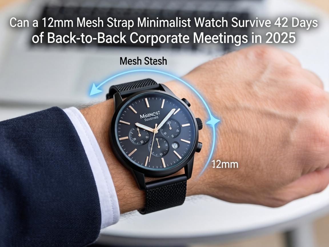 Can a 32mm Mesh Strap Minimalist Watch Survive 42 Days of Back-to-Back Corporate Meetings in 2025