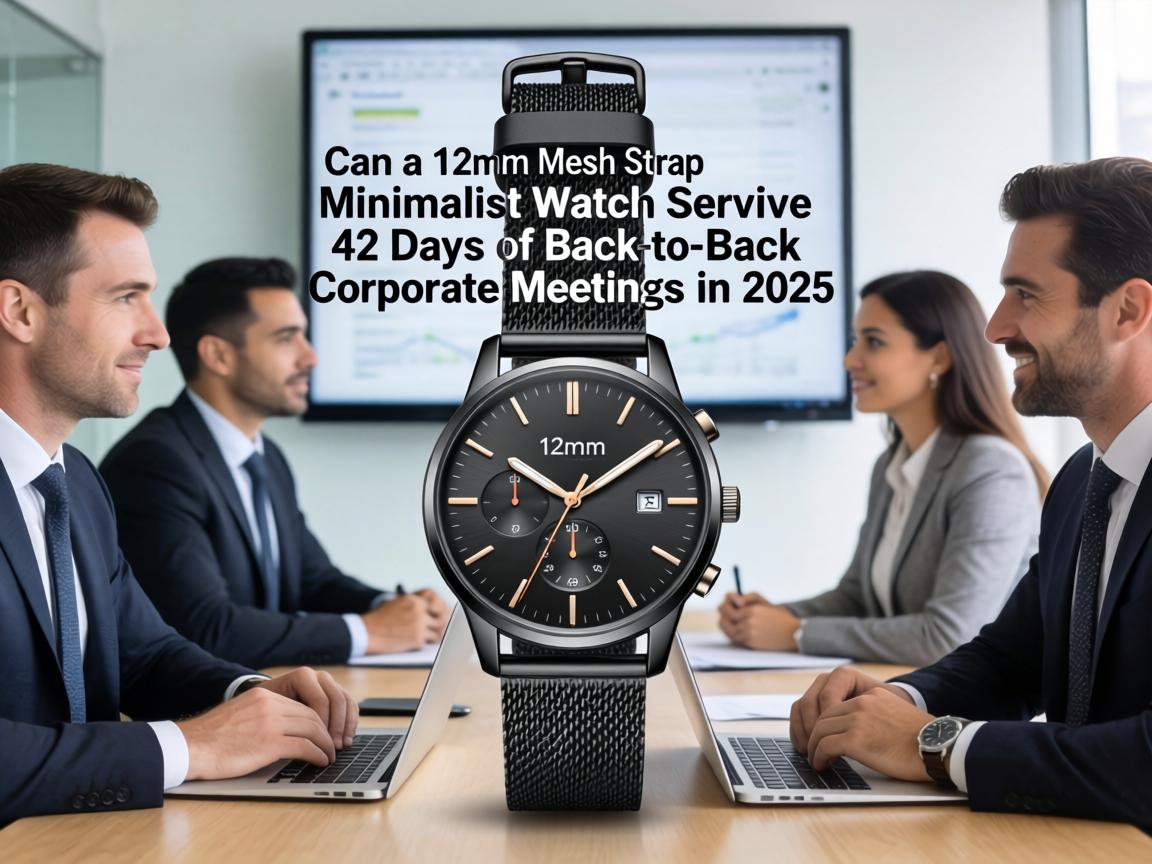 Can a 32mm Mesh Strap Minimalist Watch Survive 42 Days of Back-to-Back Corporate Meetings in 2025