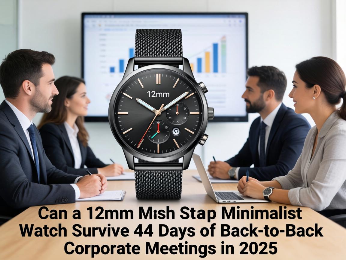 Can a 32mm Mesh Strap Minimalist Watch Survive 42 Days of Back-to-Back Corporate Meetings in 2025