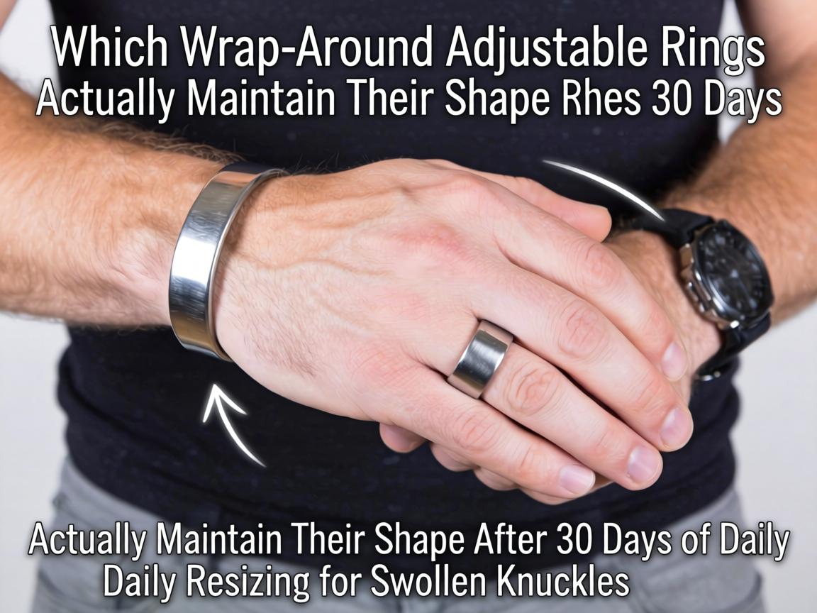 Which Wrap-Around Adjustable Rings Actually Maintain Their Shape After 30 Days of Daily Resizing for Swollen Knuckles