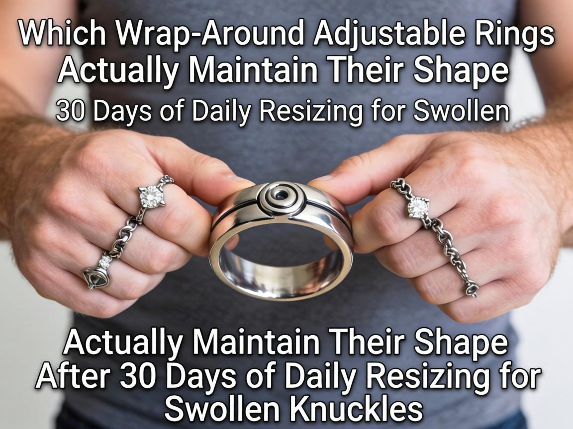 Which Wrap-Around Adjustable Rings Actually Maintain Their Shape After 30 Days of Daily Resizing for Swollen Knuckles