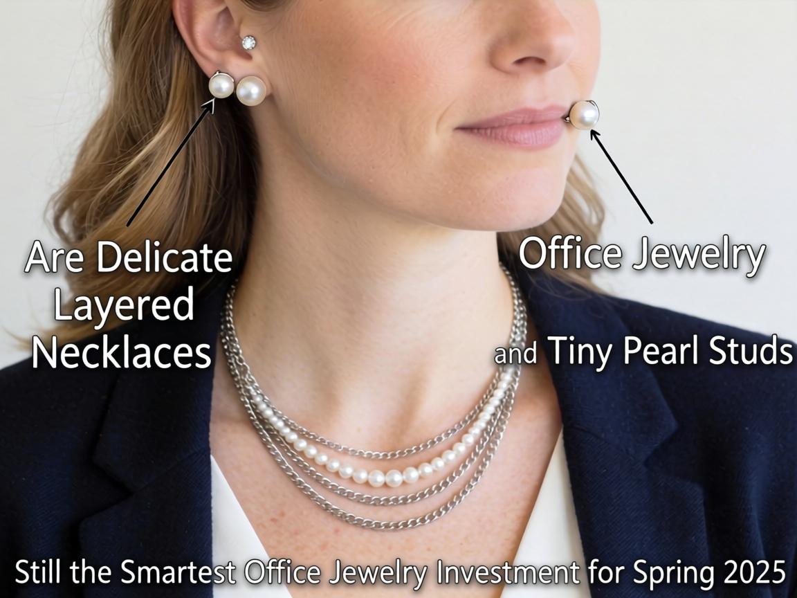 Are Delicate Layered Necklaces and Tiny Pearl Studs Still the Smartest Office Jewelry Investment for Spring 2025