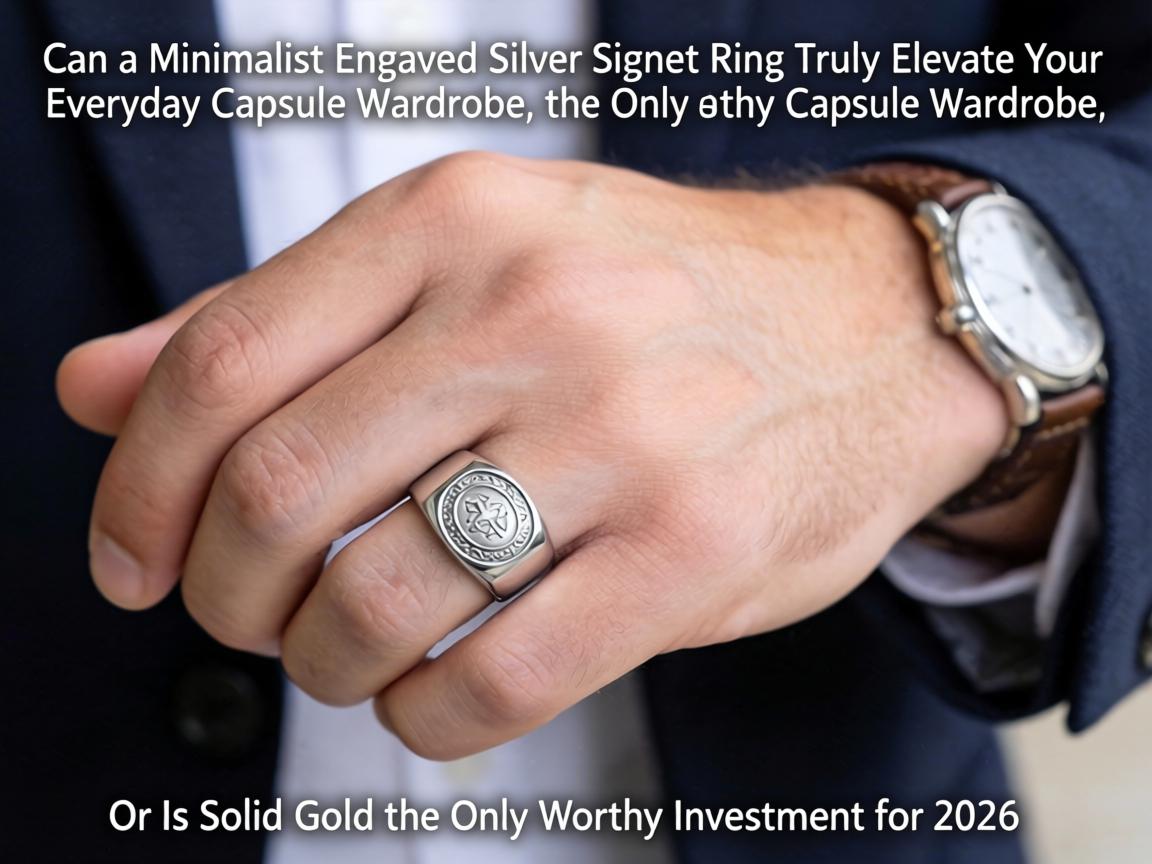 Can a Minimalist Engraved Silver Signet Ring Truly Elevate Your Everyday Capsule Wardrobe, or Is Solid Gold the Only Worthy Investment for 2026