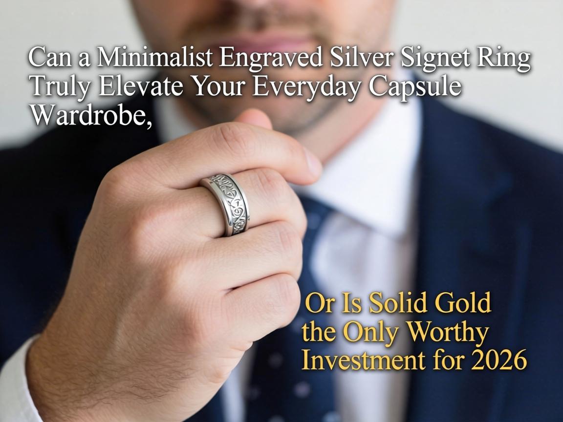 Can a Minimalist Engraved Silver Signet Ring Truly Elevate Your Everyday Capsule Wardrobe, or Is Solid Gold the Only Worthy Investment for 2026