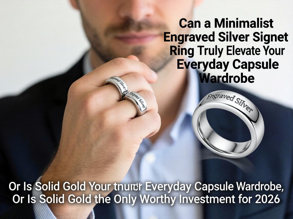 Can a Minimalist Engraved Silver Signet Ring Truly Elevate Your Everyday Capsule Wardrobe, or Is Solid Gold the Only Worthy Investment for 2026
