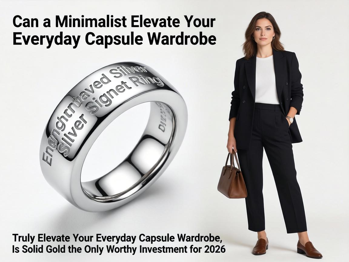 Can a Minimalist Engraved Silver Signet Ring Truly Elevate Your Everyday Capsule Wardrobe, or Is Solid Gold the Only Worthy Investment for 2026