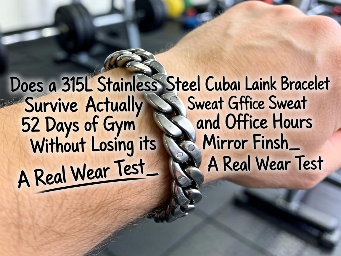 Does a 316L Stainless Steel Cuban Link Bracelet Actually Survive 52 Days of Gym Sweat and Office Hours Without Losing Its Mirror Finish_ A Real Wear Test