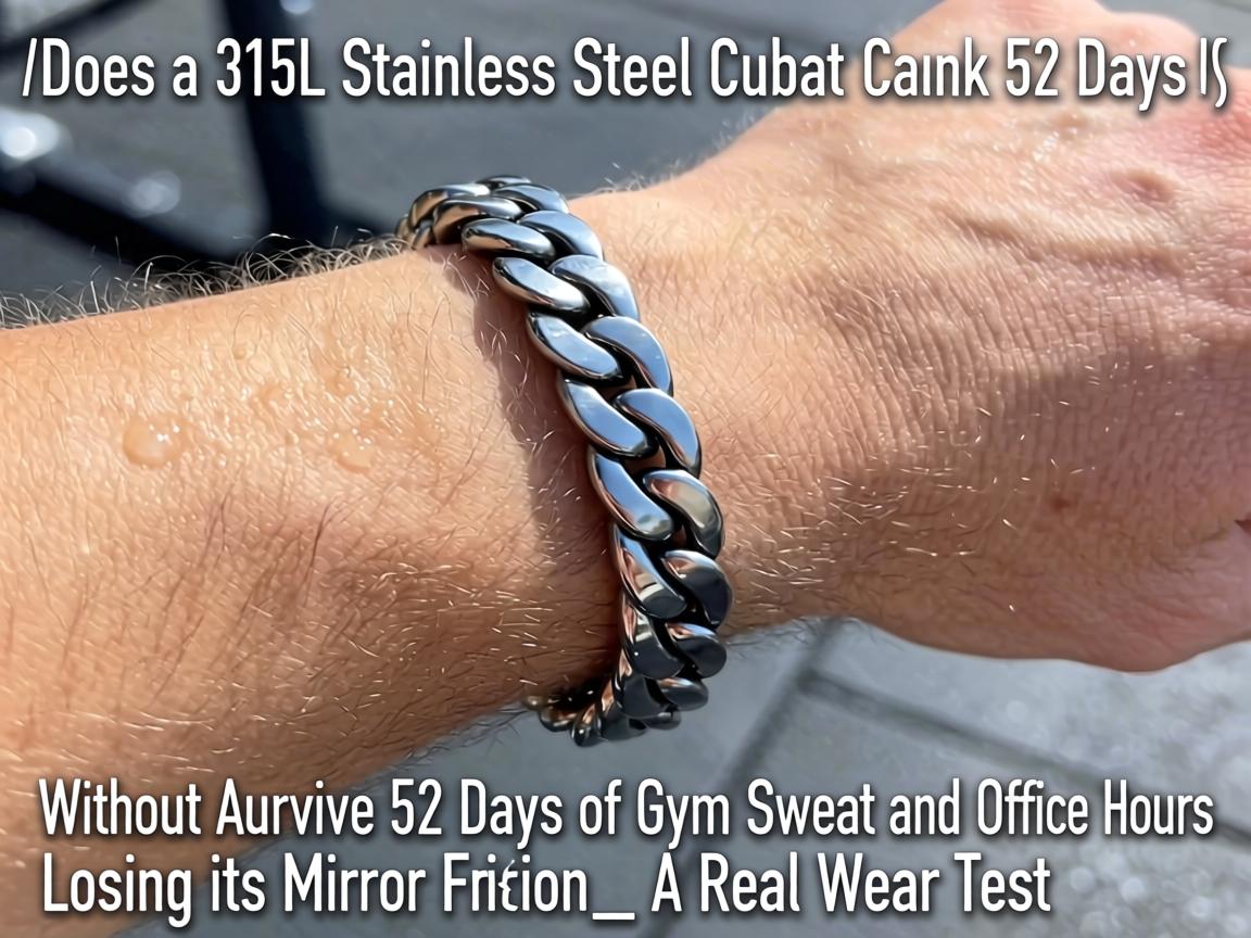 Does a 316L Stainless Steel Cuban Link Bracelet Actually Survive 52 Days of Gym Sweat and Office Hours Without Losing Its Mirror Finish_ A Real Wear Test