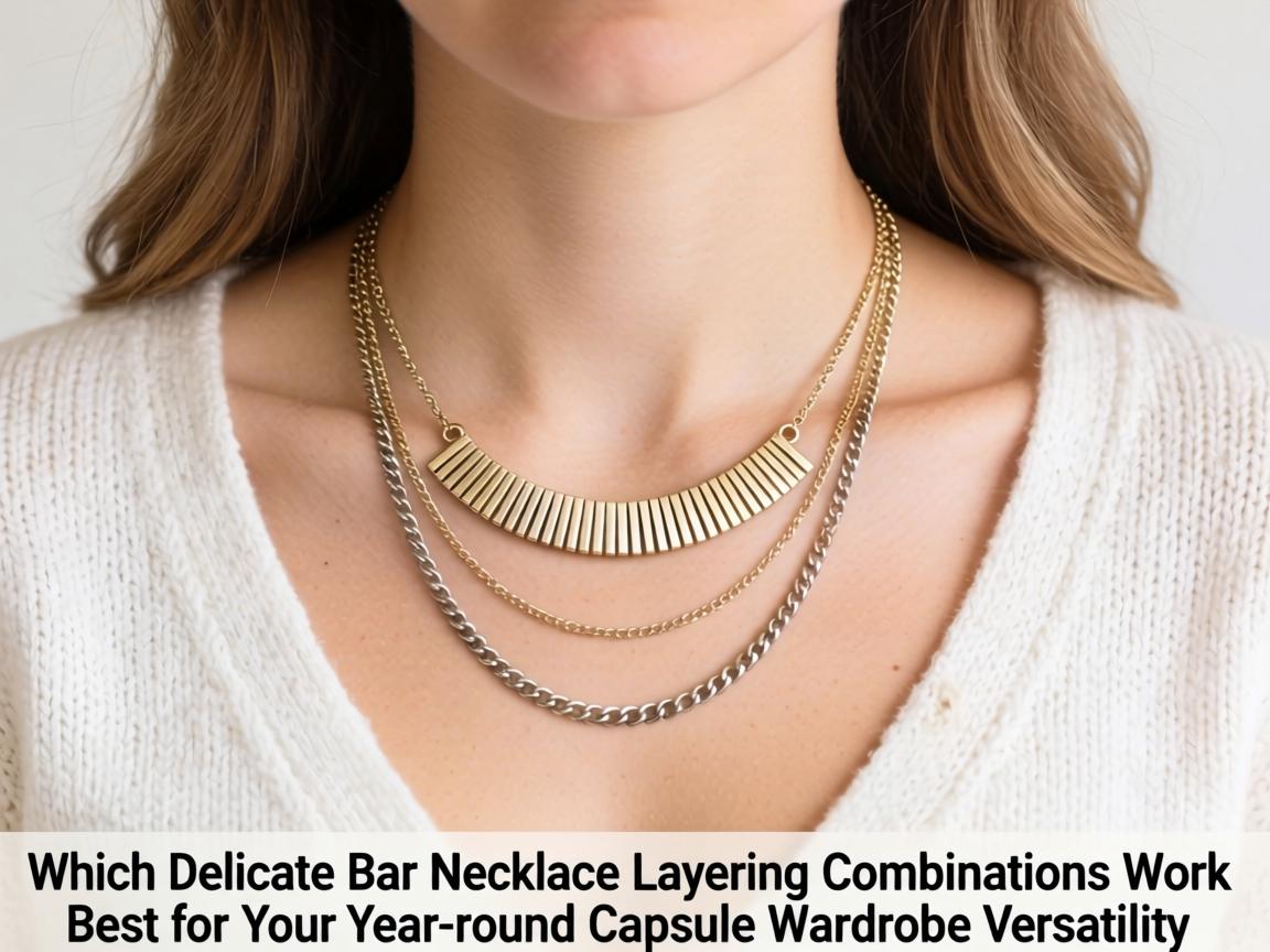 Which Delicate Bar Necklace Layering Combinations Work Best for Your Year-Round Capsule Wardrobe Versatility