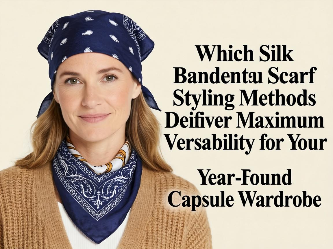 Which Silk Bandana Scarf Styling Methods Deliver Maximum Versatility for Your Year-Round Capsule Wardrobe