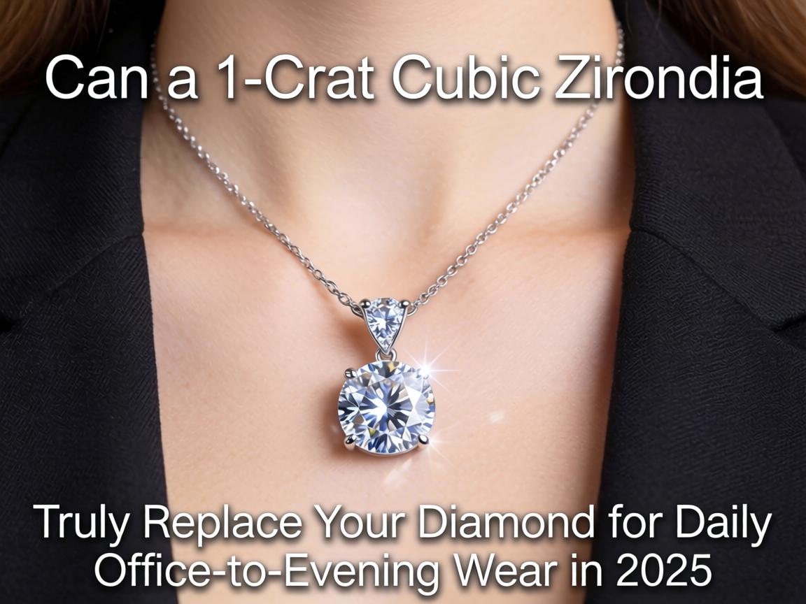 Can a 1-Carat Cubic Zirconia Pendant Necklace Truly Replace Your Diamond for Daily Office-to-Evening Wear in 2025