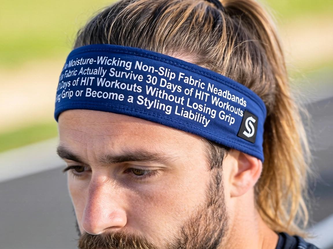 Do Moisture-Wicking Non-Slip Fabric Headbands Actually Survive 30 Days of HIIT Workouts Without Losing Grip or Becoming a Styling Liability