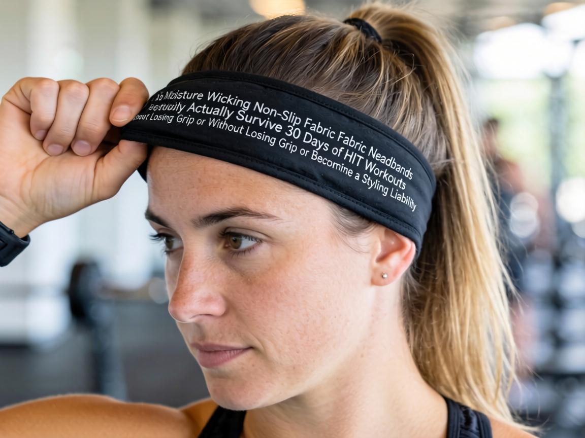 Do Moisture-Wicking Non-Slip Fabric Headbands Actually Survive 30 Days of HIIT Workouts Without Losing Grip or Becoming a Styling Liability