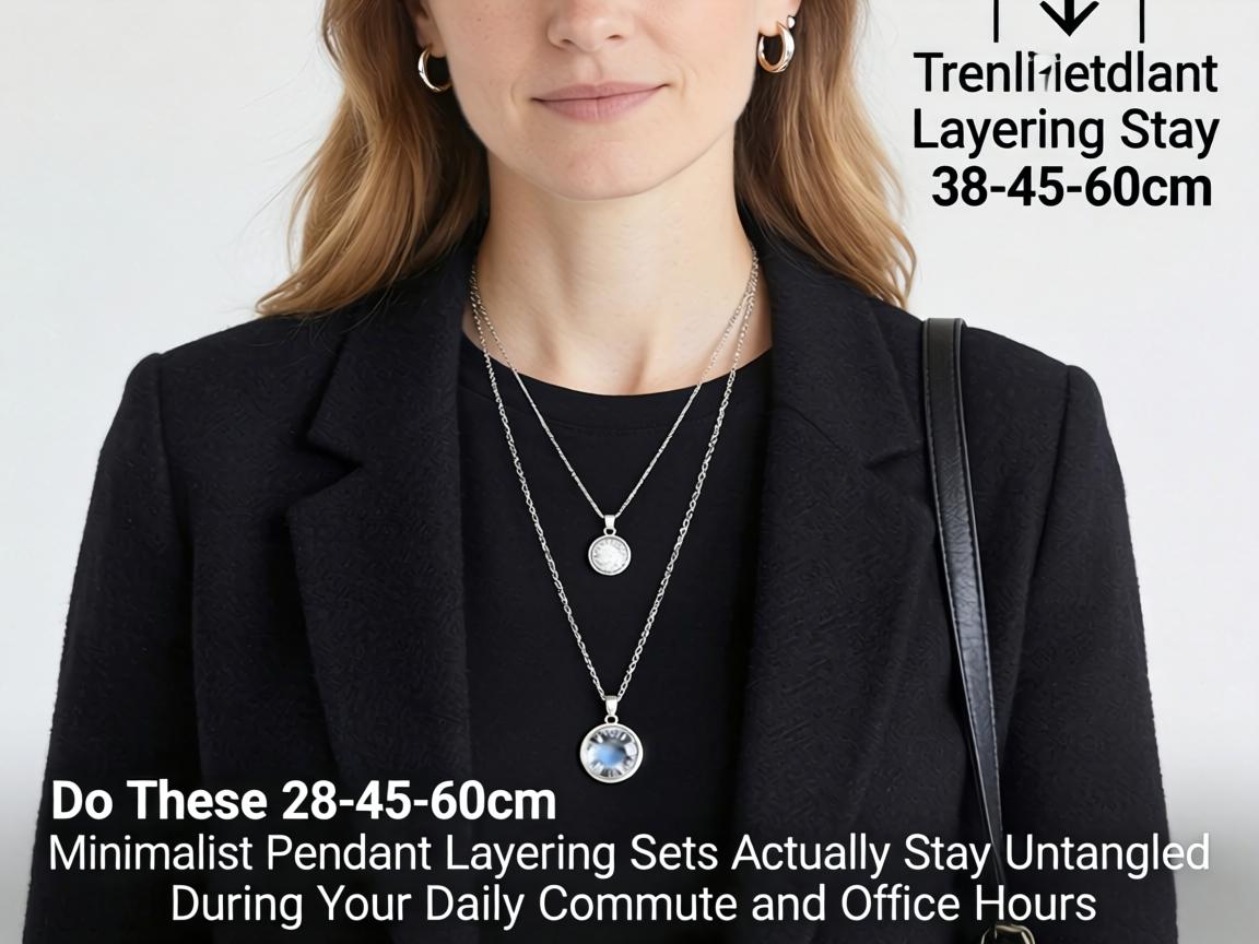 Do These 38-45-60cm Minimalist Pendant Layering Sets Actually Stay Untangled During Your Daily Commute and Office Hours