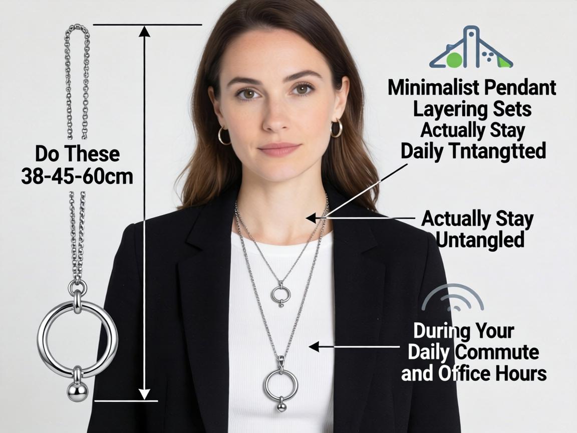 Do These 38-45-60cm Minimalist Pendant Layering Sets Actually Stay Untangled During Your Daily Commute and Office Hours