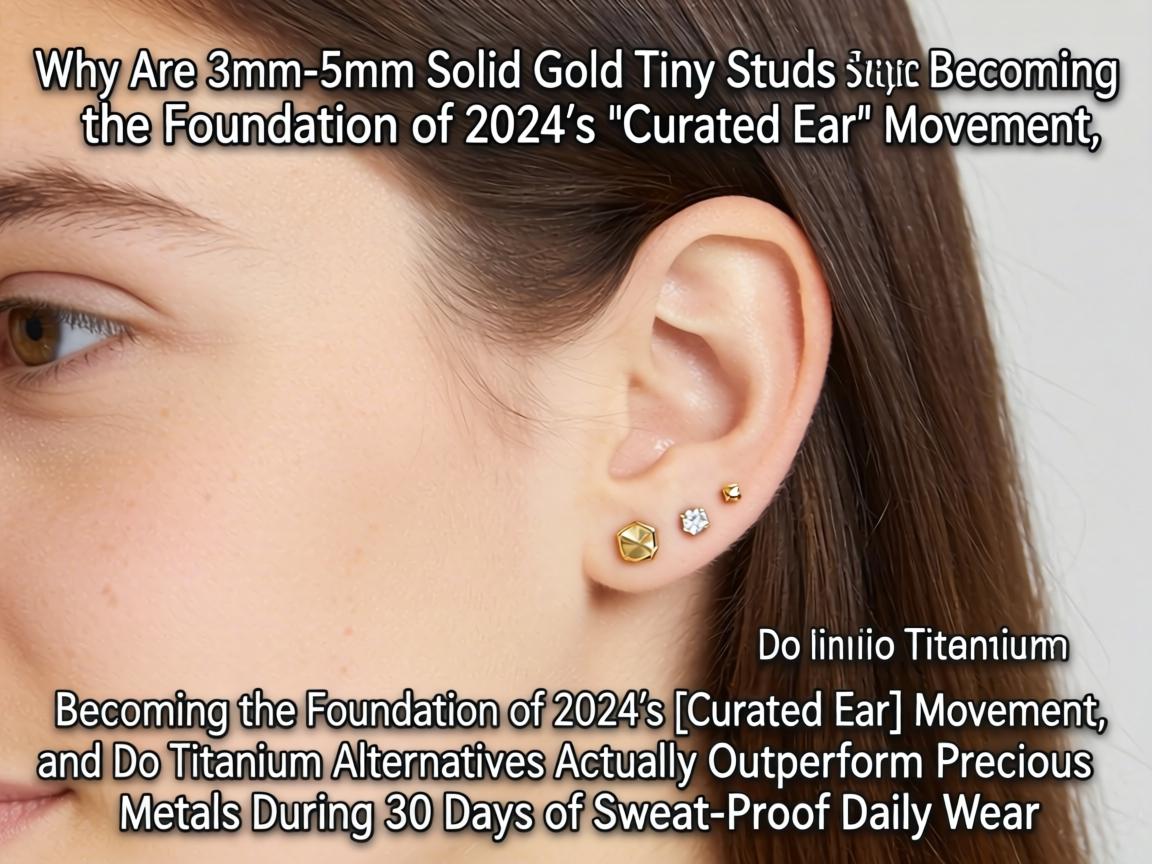 Why Are 3mm-5mm Solid Gold Tiny Studs Becoming the Foundation of 2024's _Curated Ear_ Movement, and Do Titanium Alternatives Actually Outperform Precious Metals During 30 Days of Sweat-Proof Daily Wear