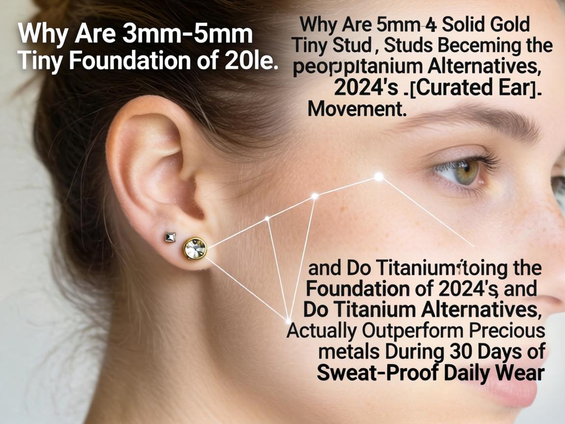 Why Are 3mm-5mm Solid Gold Tiny Studs Becoming the Foundation of 2024's _Curated Ear_ Movement, and Do Titanium Alternatives Actually Outperform Precious Metals During 30 Days of Sweat-Proof Daily Wear