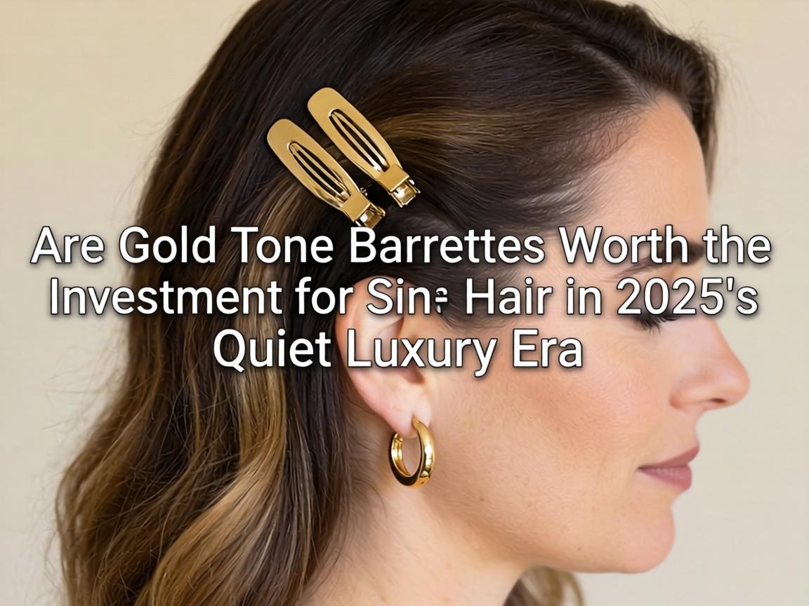 Are Gold Tone Barrettes Worth the Investment for Fine Hair in 2025's Quiet Luxury Era