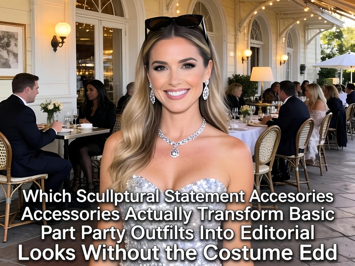 Which Sculptural Statement Accessories Actually Transform Basic Party Outfits Into Editorial Looks Without the Costume Effect
