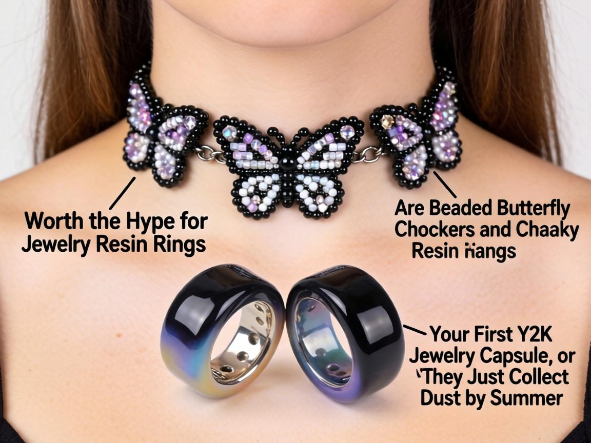Are Beaded Butterfly Chokers and Chunky Resin Rings Worth the Hype for Your First Y2K Jewelry Capsule, or Will They Just Collect Dust by Summer