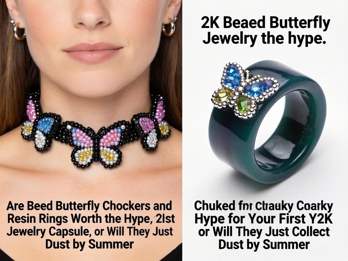 Are Beaded Butterfly Chokers and Chunky Resin Rings Worth the Hype for Your First Y2K Jewelry Capsule, or Will They Just Collect Dust by Summer