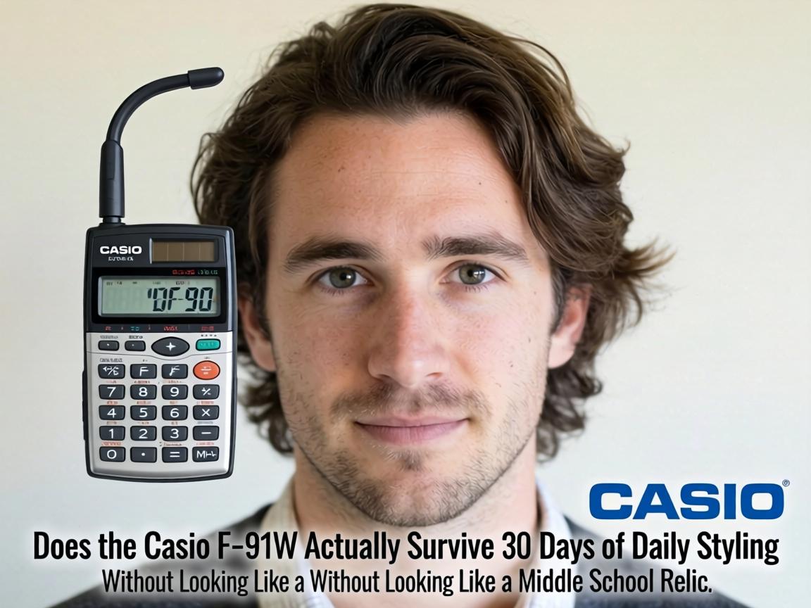 Does the $18 Casio F-91W Actually Survive 30 Days of Daily Styling Without Looking Like a Middle School Relic