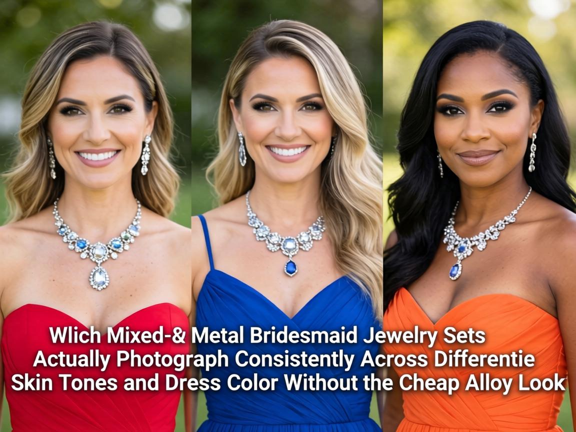 Which Mixed-Metal Bridesmaid Jewelry Sets Actually Photograph Consistently Across Different Skin Tones and Dress Colors Without the Cheap Alloy Look