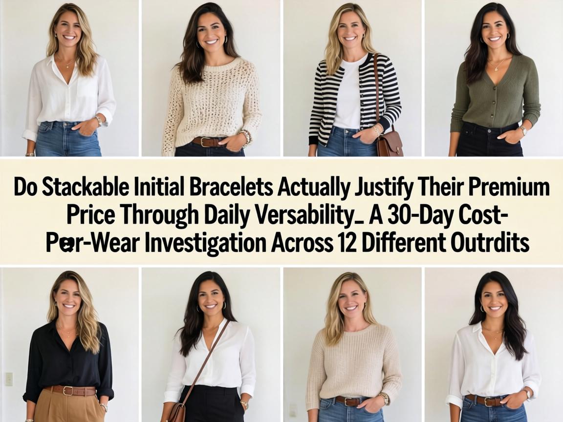 Do Stackable Initial Bracelets Actually Justify Their Premium Price Through Daily Versatility_ A 30-Day Cost-Per-Wear Investigation Across 12 Different Outfits