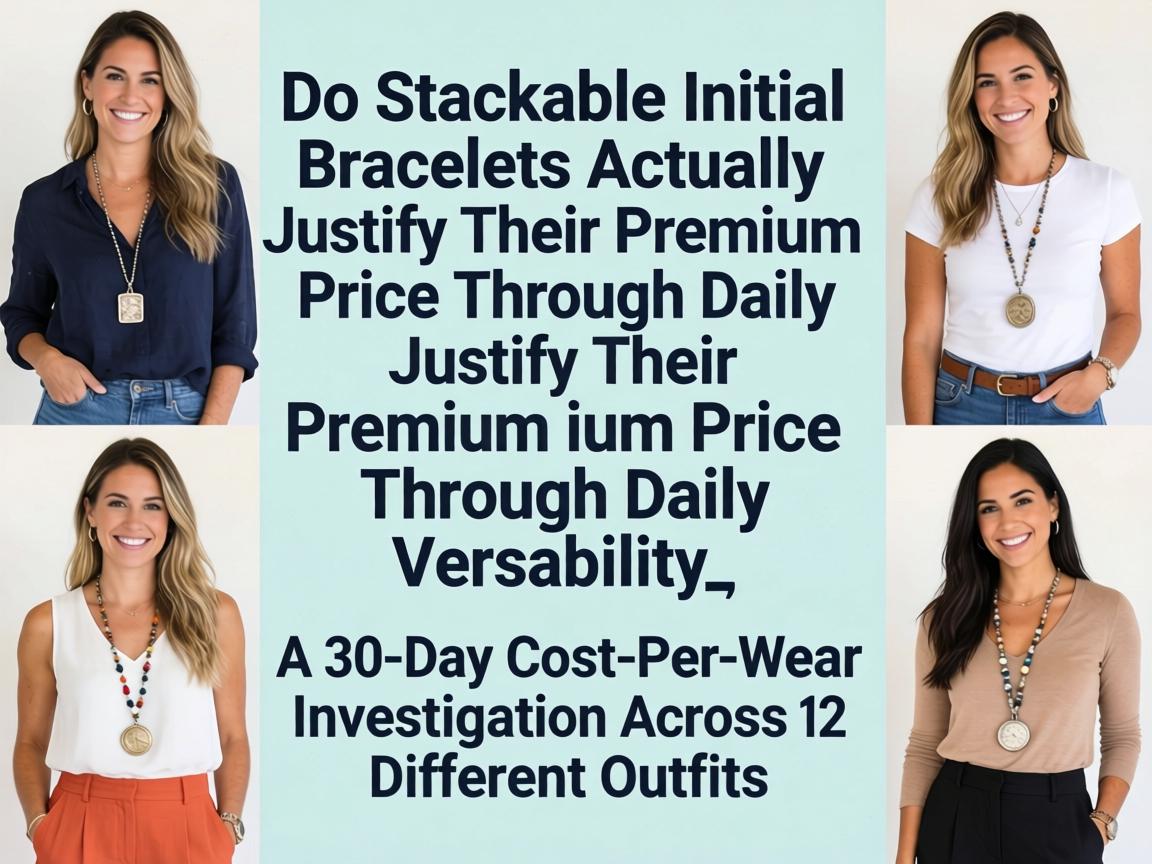 Do Stackable Initial Bracelets Actually Justify Their Premium Price Through Daily Versatility_ A 30-Day Cost-Per-Wear Investigation Across 12 Different Outfits