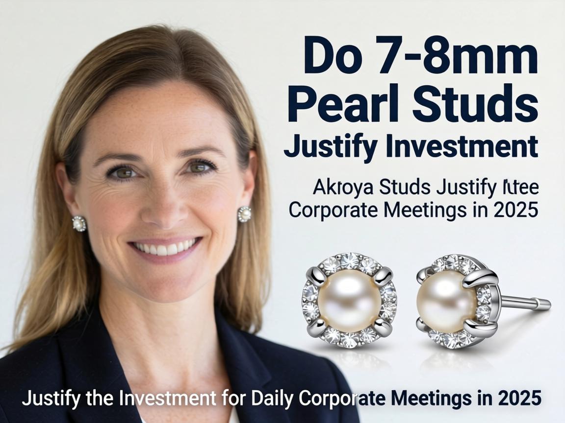 Do 7-8mm Akoya Pearl Studs Justify the Investment for Daily Corporate Meetings in 2025