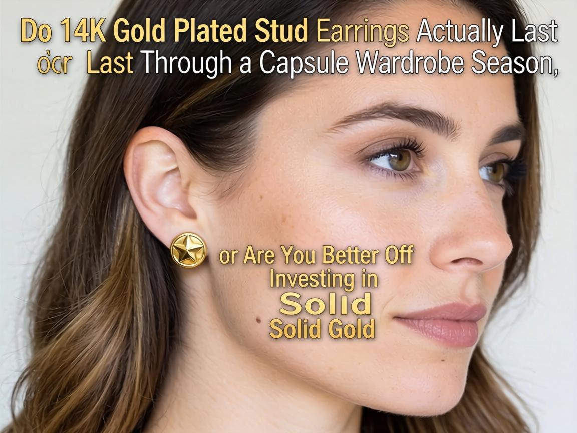 Do 14K Gold Plated Stud Earrings Actually Last Through a Capsule Wardrobe Season, or Are You Better Off Investing in Solid Gold