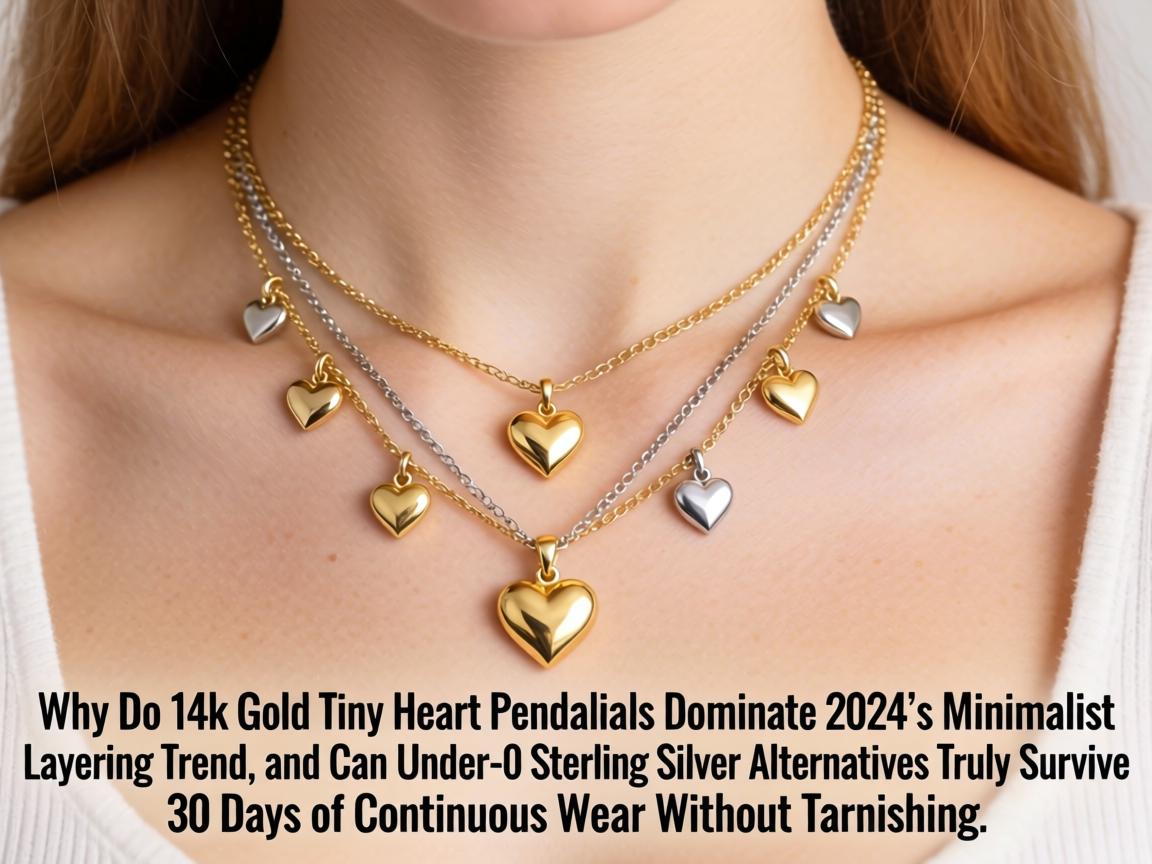 Why Do 14k Gold Tiny Heart Pendants Dominate 2024's Minimalist Layering Trend, and Can Under-$100 Sterling Silver Alternatives Truly Survive 30 Days of Continuous Wear Without Tarnishing