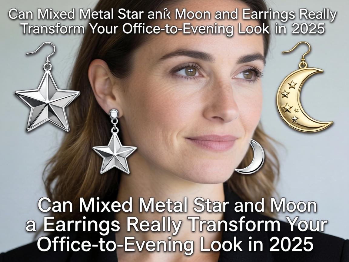 Can Mixed Metal Star and Moon Earrings Really Transform Your Office-to-Evening Look in 2025
