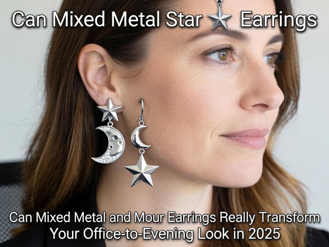 Can Mixed Metal Star and Moon Earrings Really Transform Your Office-to-Evening Look in 2025