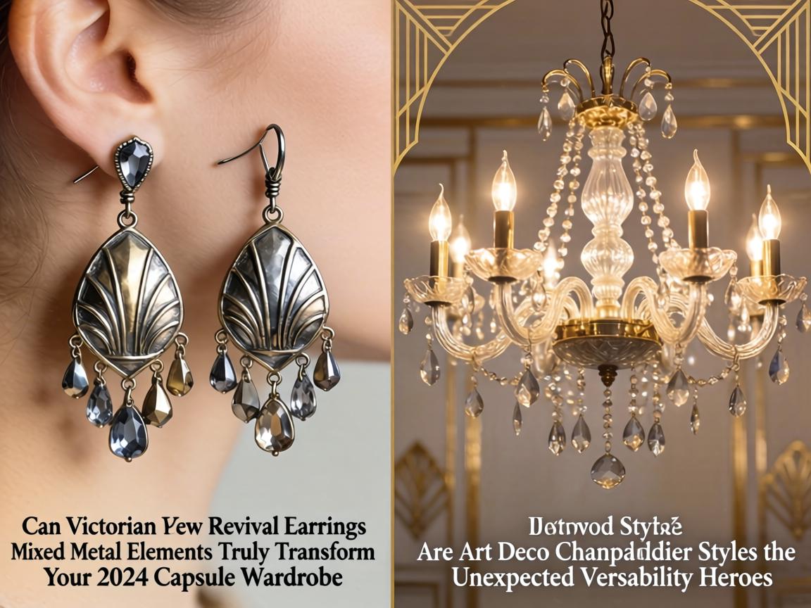 Can Victorian Revival Drop Earrings with Mixed Metal Elements Truly Transform Your 2024 Capsule Wardrobe, or Are Art Deco Chandelier Styles the Unexpected Versatility Heroes
