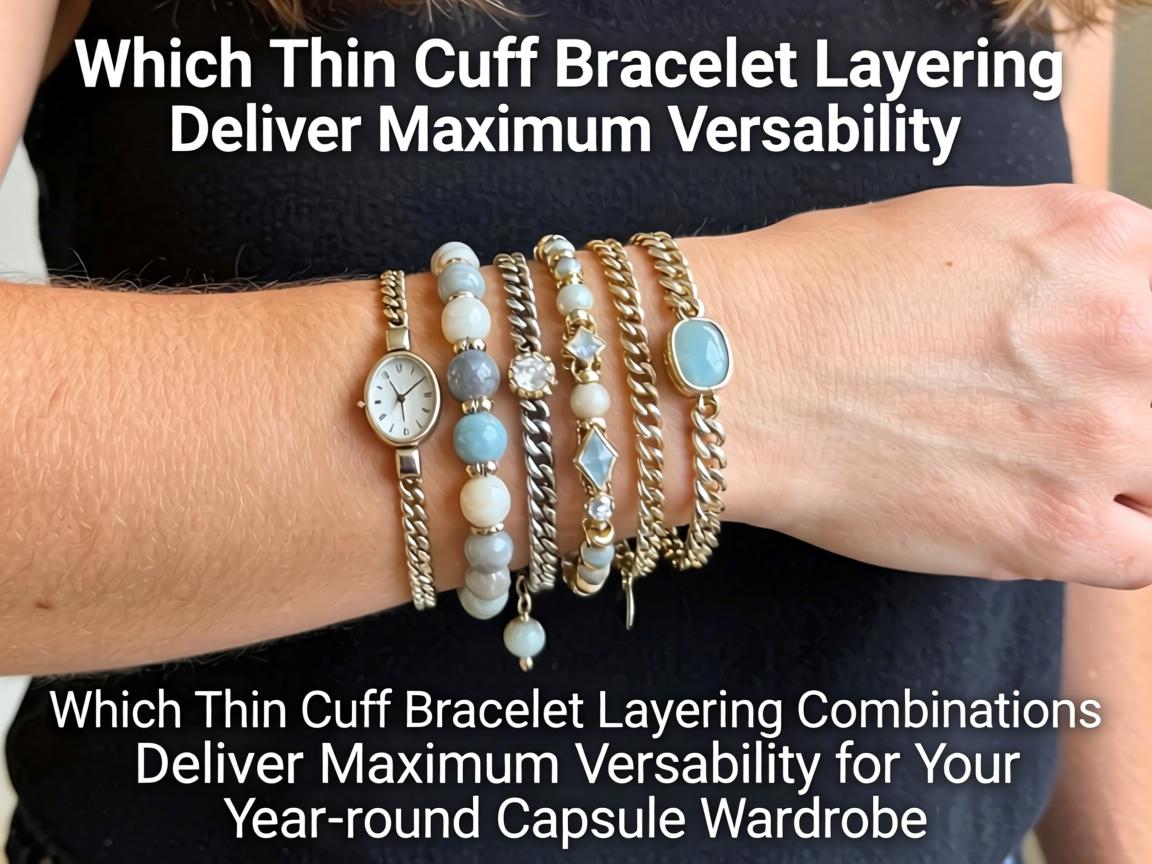Which Thin Cuff Bracelet Layering Combinations Deliver Maximum Versatility for Your Year-Round Capsule Wardrobe