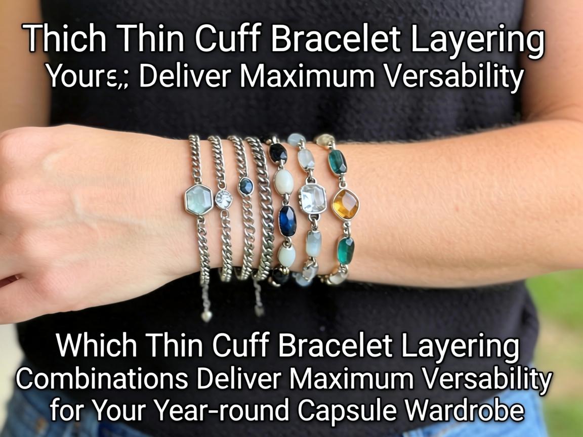 Which Thin Cuff Bracelet Layering Combinations Deliver Maximum Versatility for Your Year-Round Capsule Wardrobe