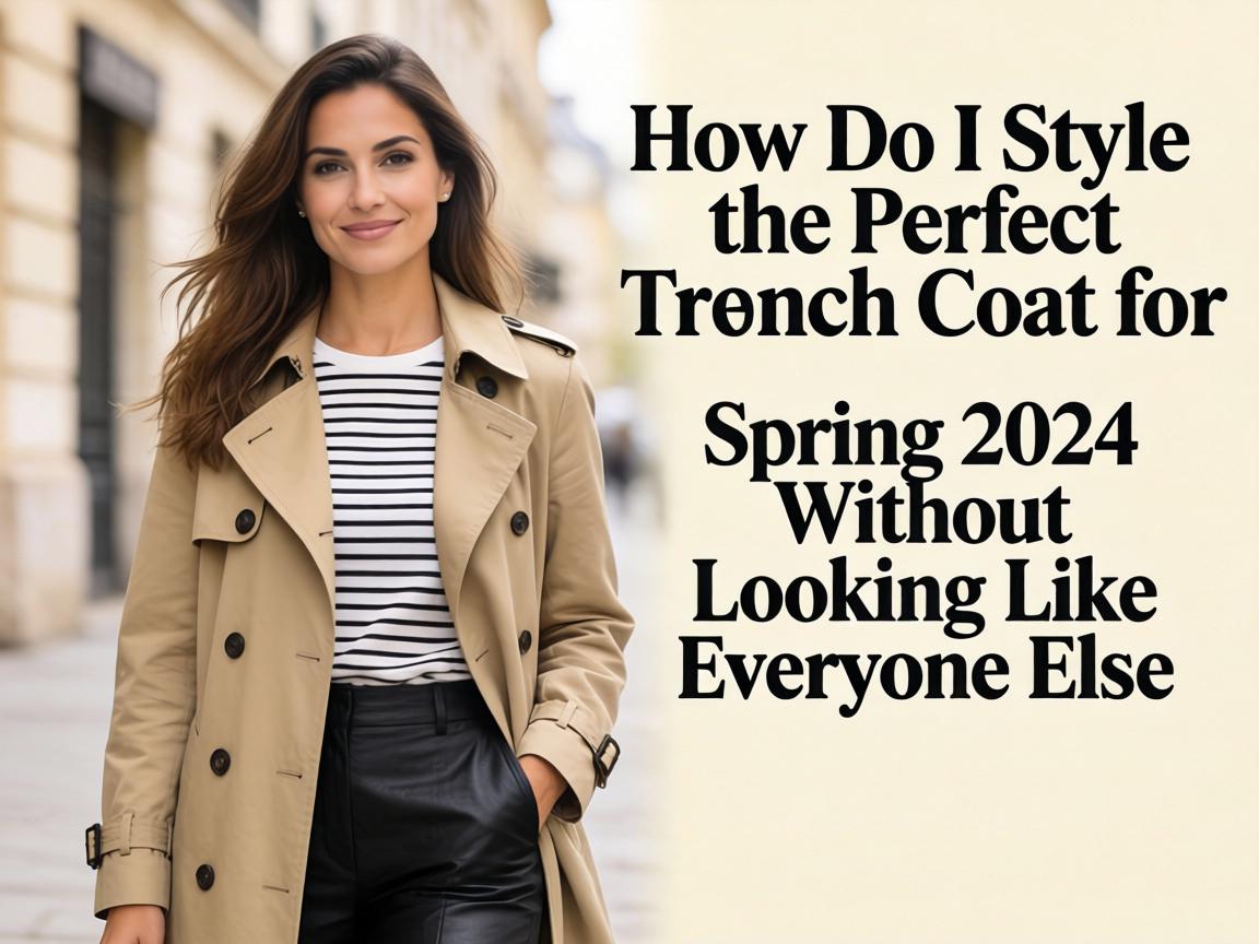 How Do I Style the Perfect Trench Coat for Spring 2024 Without Looking Like Everyone Else