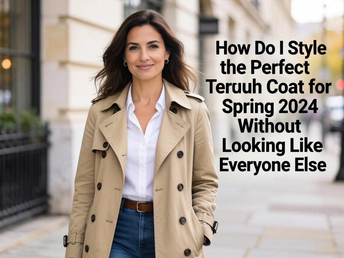 How Do I Style the Perfect Trench Coat for Spring 2024 Without Looking Like Everyone Else